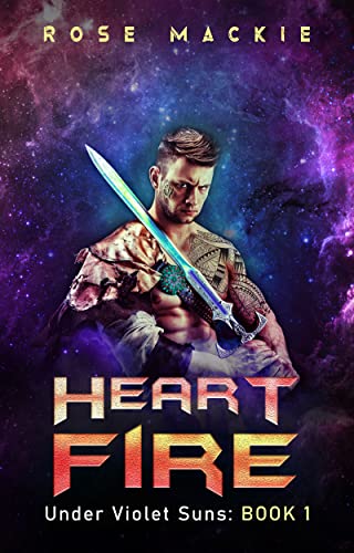 Heart Fire: A Sci-Fi Alien Romance (Under Violet Suns Book 1)