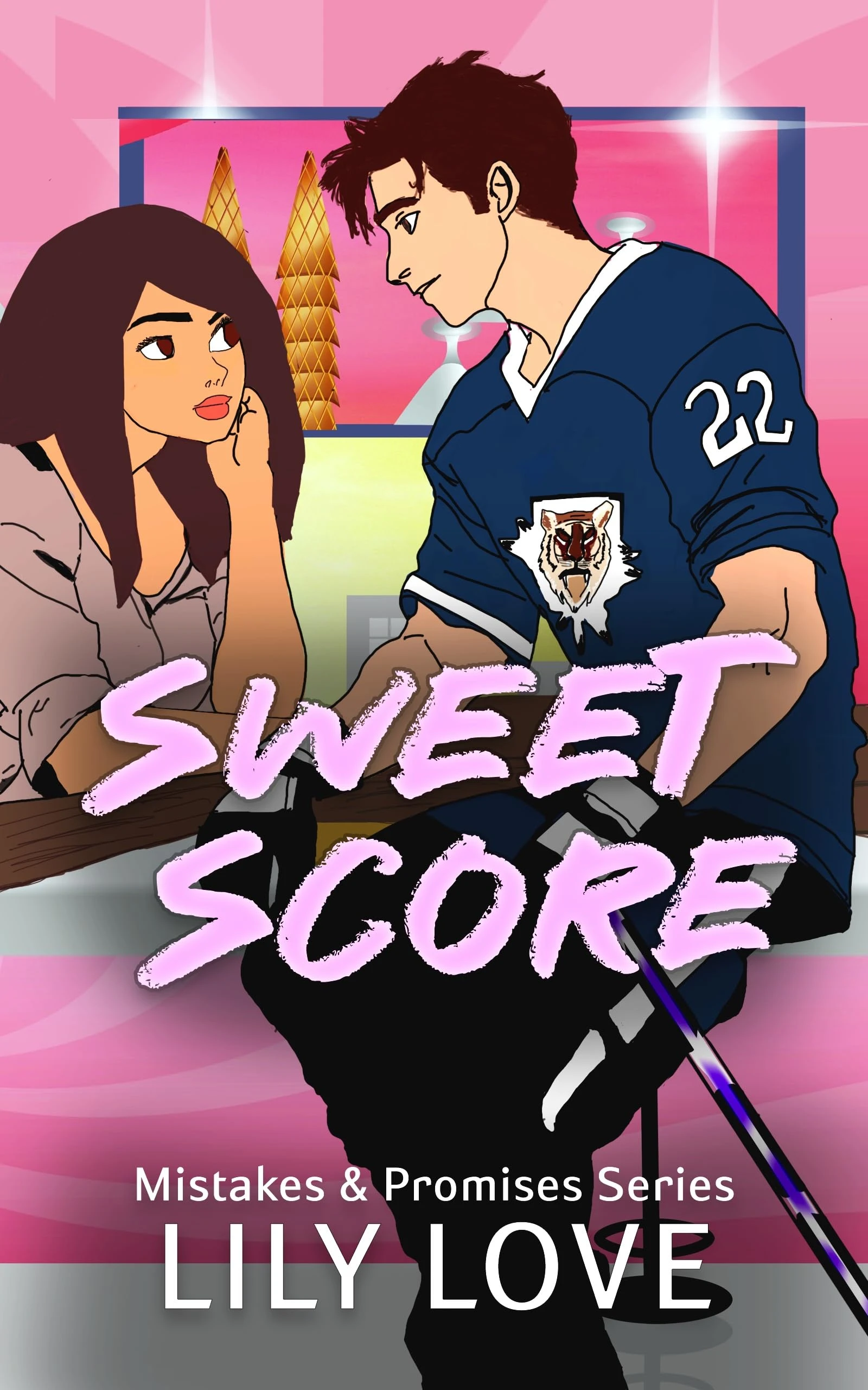 Sweet Score: A Sweet Closed Door Instalove Hockey Romance (Mistakes & Promises: Hockey)