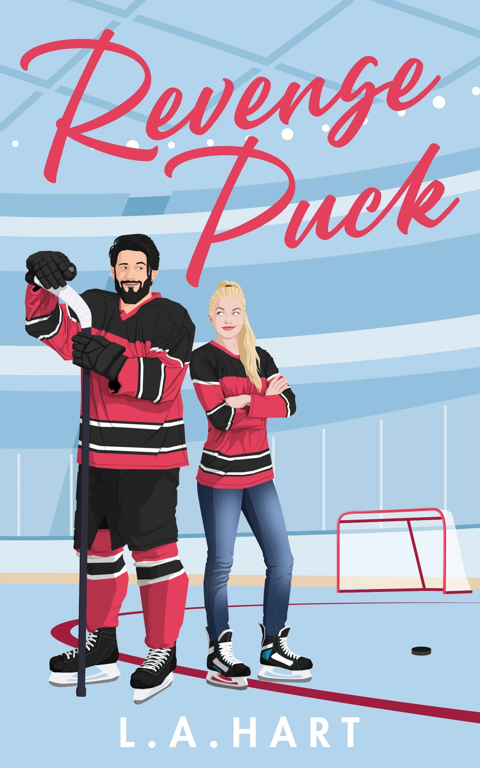 Revenge Puck: A Fake Dating, Grumpy Sunshine Hockey Romance (Shot at Love Book 1)