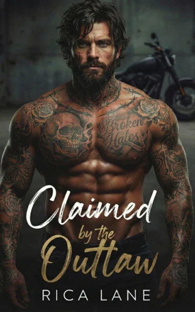 Claimed by the Outlaw: A Grumpy-Sunshine Primal Motorcycle Club Romance (Broken Halos Motorcycle Club Book 1)
