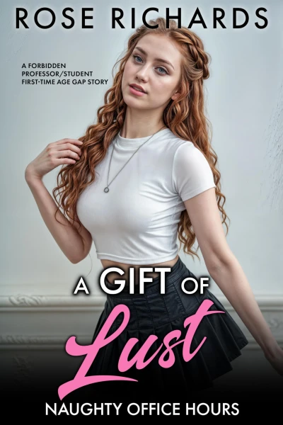 A Gift of Lust: A Forbidden Professor/Student First-Time Age Gap Story (Naughty Office Hours Book 1)