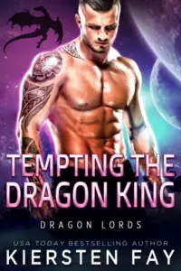 Tempting The Dragon King: A SciFi Dragon Shifter Romance (Dragon Lords Book 1)